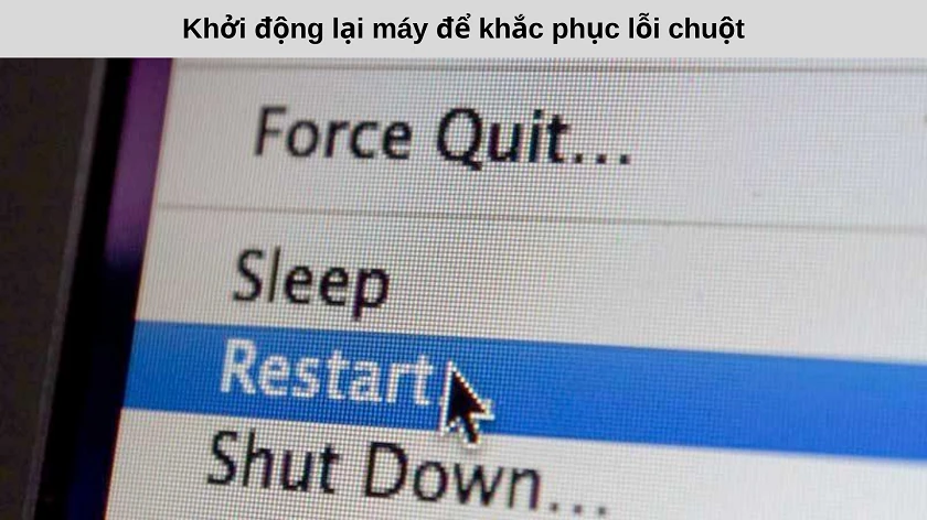 Khởi động lại thiết bị