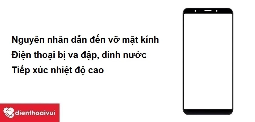 Nguyên nhân dẫn đến vỡ mặt kính điện thoại XIAOMI