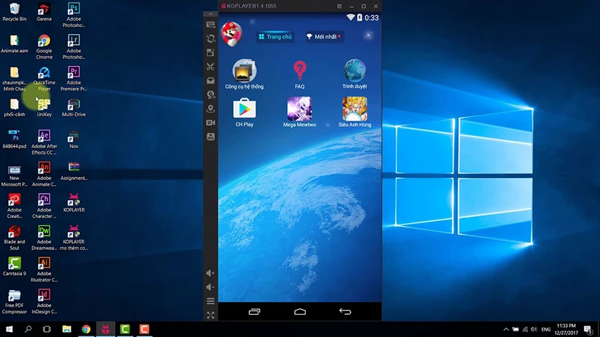Tr&igrave;nh giả lập Android KoPlayer