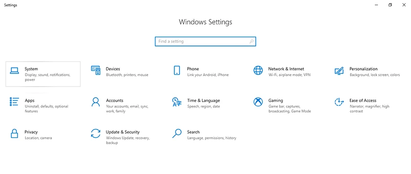 Tắt nguồn m&aacute;y t&iacute;nh bằng n&uacute;t Power tr&ecirc;n Windows 10