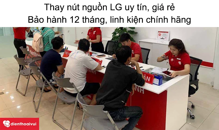 Địa điểm thay n&uacute;t nguồn LG ở đ&acirc;u uy t&iacute;n, ch&iacute;nh h&atilde;ng tại TPHCM, H&agrave; Nội?