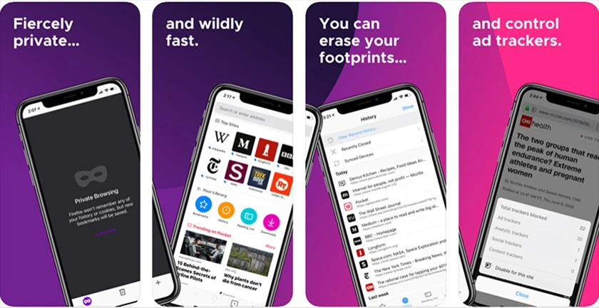 Firefox Focus - tr&igrave;nh duyệt web cho iphone