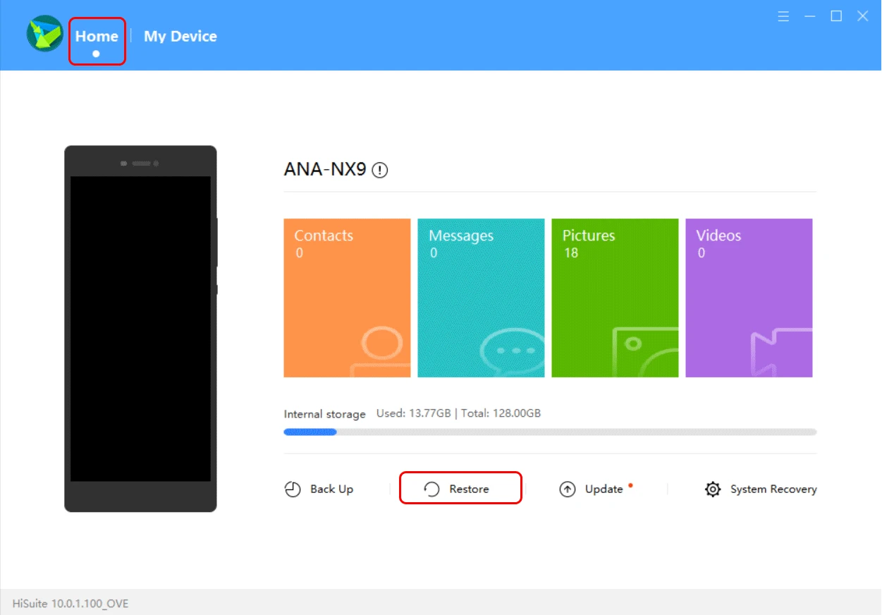 Nạp file backup v&agrave; sao ch&eacute;p bộ ứng dụng Google