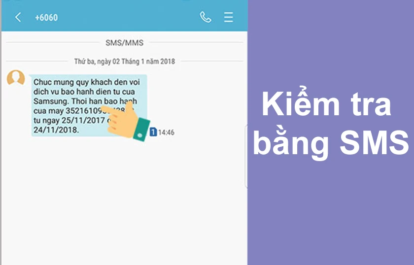Thao tác qua tin nhắn SMS