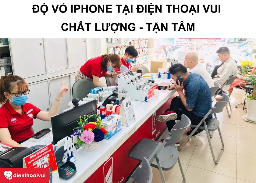 độ vỏ điện thoại iPhone tại Điện Thoại Vui