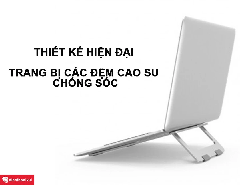 Thiết kế giá đỡ Laptop/Macbook S-case hợp kim nhôm đa năng