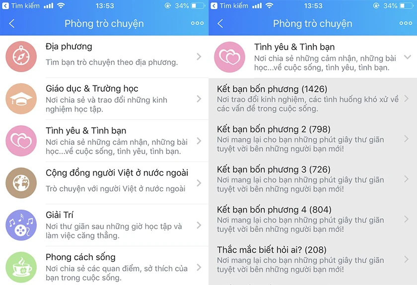 C&aacute;ch v&agrave;o ph&ograve;ng chat Zalo tr&ecirc;n điện thoại