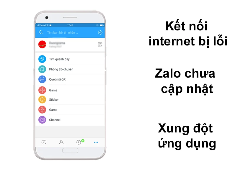 Nguy&ecirc;n nh&acirc;n Zalo kh&ocirc;ng v&agrave;o được ph&ograve;ng tr&ograve; chuyện
