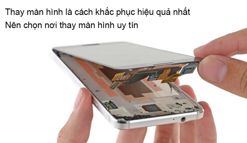 Cách khắc phục, xử lý nhanh lỗi màn hình j7 pro bị chảy mực, loang mực