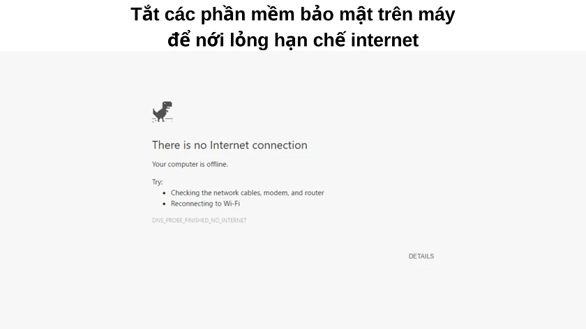 C&aacute;ch 4. V&ocirc; hiệu h&oacute;a phần mềm bảo mật