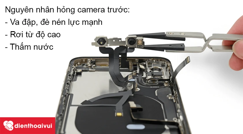 Những nguyên nhân dẫn đến camera trước bị lỗi không sử dụng được