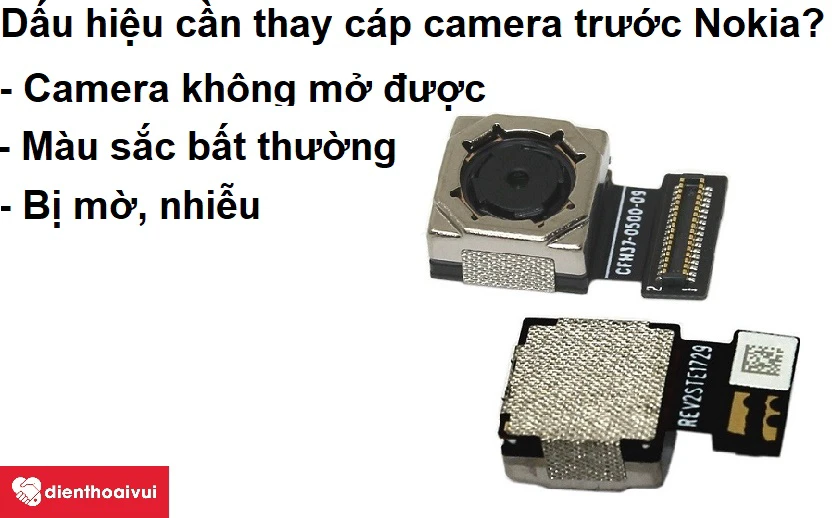 Những dấu hiệu cho thấy bạn cần phải thay c&aacute;p camera trước Nokia