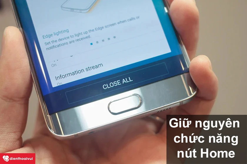 Thay n&uacute;t Home c&oacute; v&acirc;n tay kh&ocirc;ng?