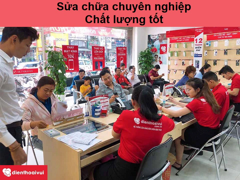Dịch vụ thay c&aacute;p volume gạt rung điện thoại iPhone chuy&ecirc;n nghiệp, uy t&iacute;n tại Điện Thoại Vui.
