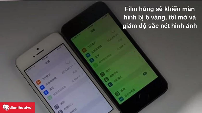 Những d&acirc;́u hi&ecirc;̣u cho th&acirc;́y bạn c&acirc;̀n phải thay film cho đi&ecirc;̣n thoại