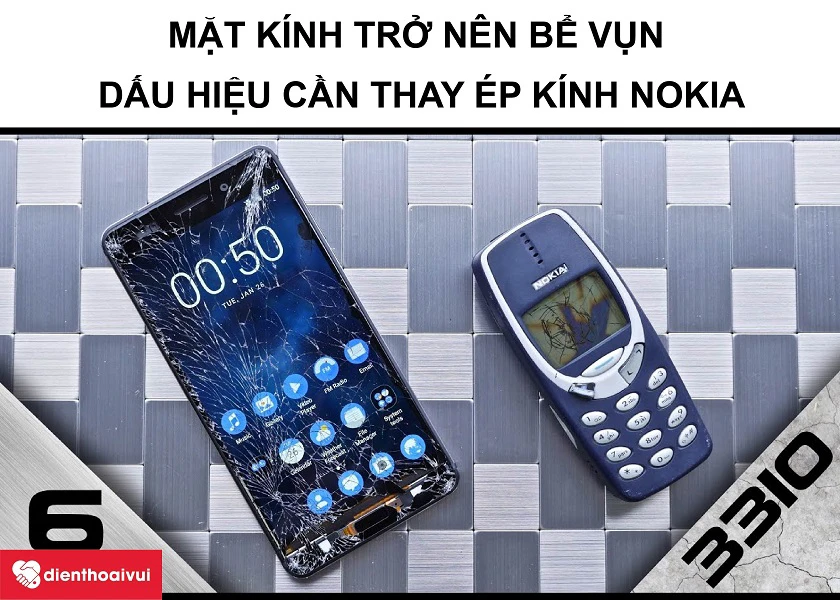Những dấu hiệu cho thấy bạn cần phải thay &eacute;p mặt k&iacute;nh cảm ứng Nokia