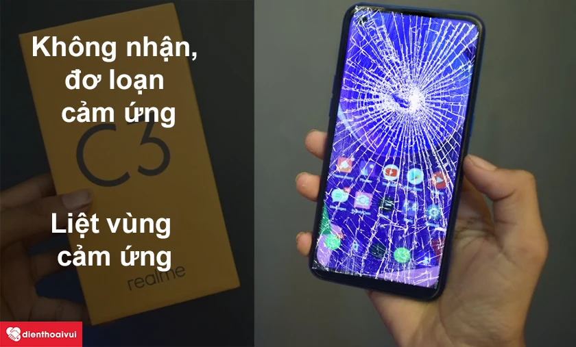 Những dấu hiệu cho thấy bạn cần phải &eacute;p mặt k&iacute;nh cảm ứng Realme