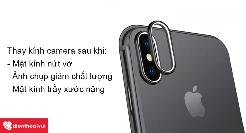 Những dấu hiệu cho thấy bạn cần phải thay mặt kính camera sau iPhone