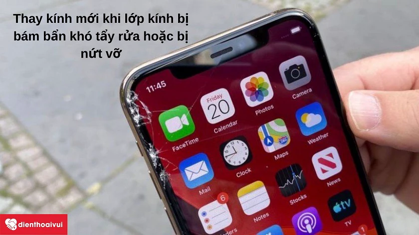 Khi nào phải thay kính màn hình iPhone