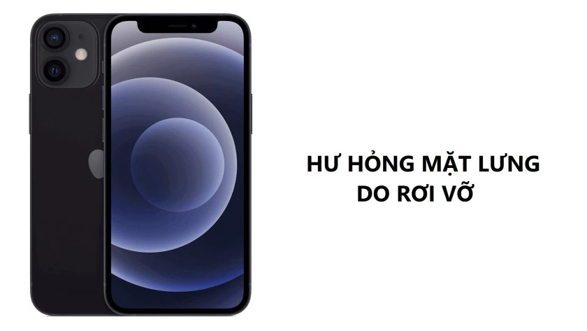 rơi rớt chiếc iPhone 12