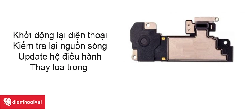 Khắc phục nhanh lỗi loa trong điện thoại iPhone bị r&egrave;