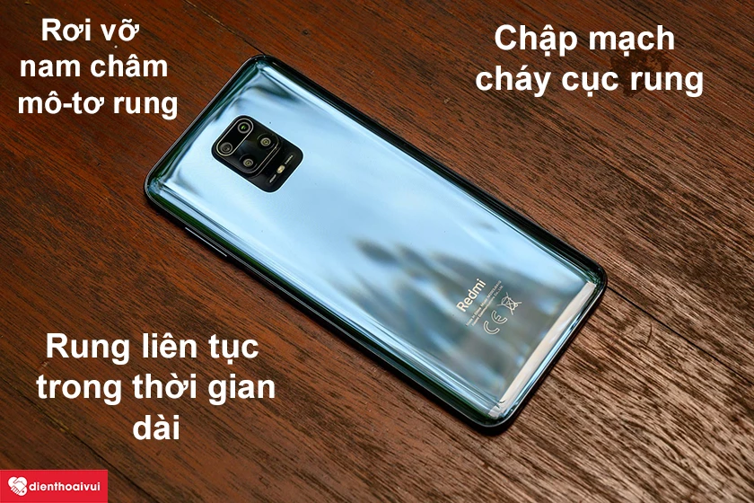 Những nguy&ecirc;n nh&acirc;n dẫn đến điện thoại Xiaomi mất rung, rung yếu