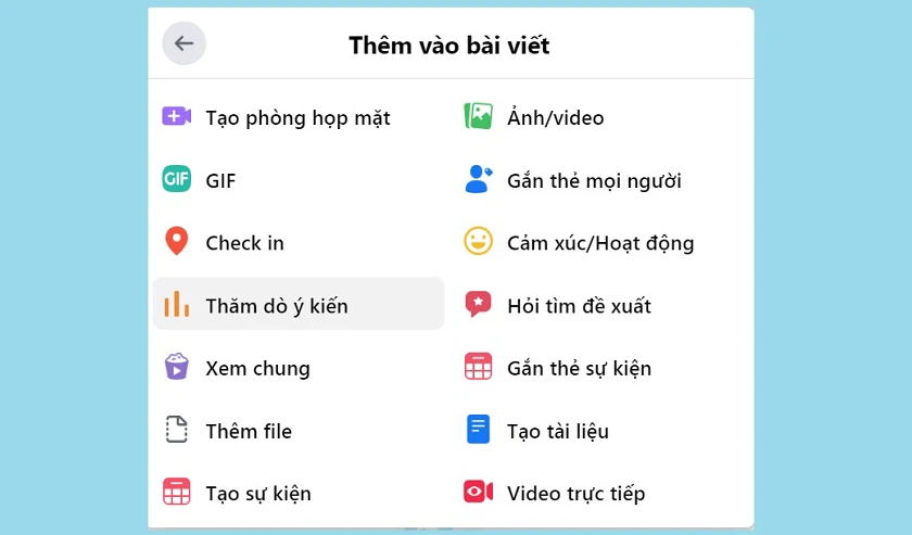 C&aacute;ch tạo cuộc thăm d&ograve; &yacute; kiến tr&ecirc;n Messenger tr&ecirc;n laptop, m&aacute;y t&iacute;nh