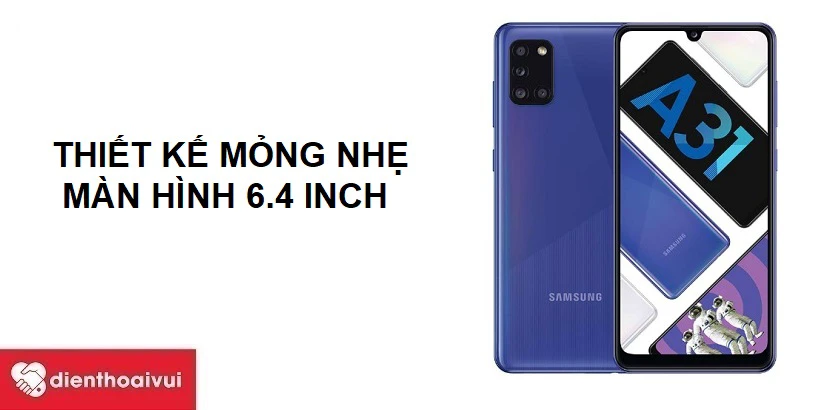 Thiết kế mỏng nhẹ, m&agrave;n h&igrave;nh 6.4 inch Full HD+ sắc n&eacute;t