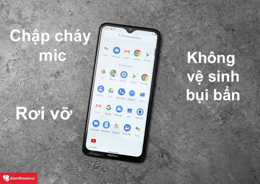 Những nguy&ecirc;n nh&acirc;n l&agrave;m mic điện thoại Nokia bị hư