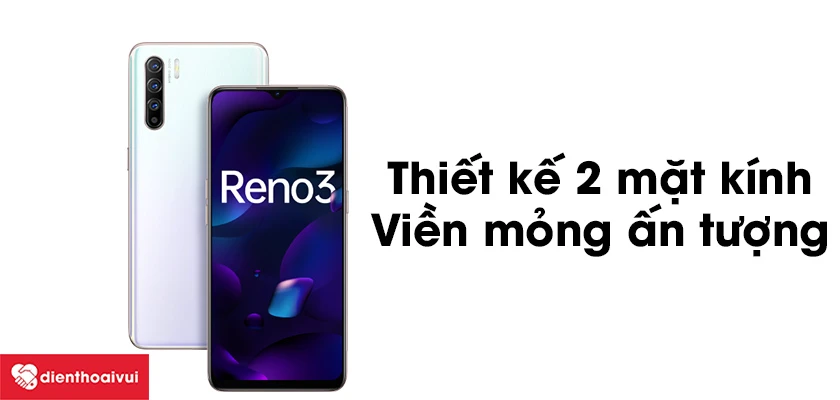 Thiết kế hai mặt k&iacute;nh, viền mỏng ấn tượng