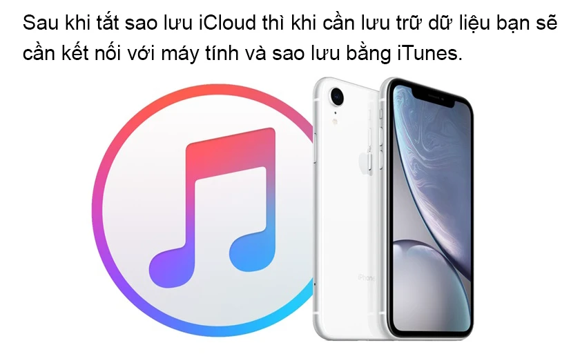 Sau khi tắt th&ocirc;ng b&aacute;o sao lưu iCloud sẽ thế n&agrave;o?