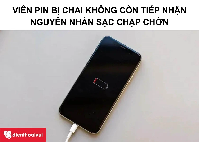 Vi&ecirc;n pin kh&ocirc;ng c&ograve;n khả năng tiếp nhận pin