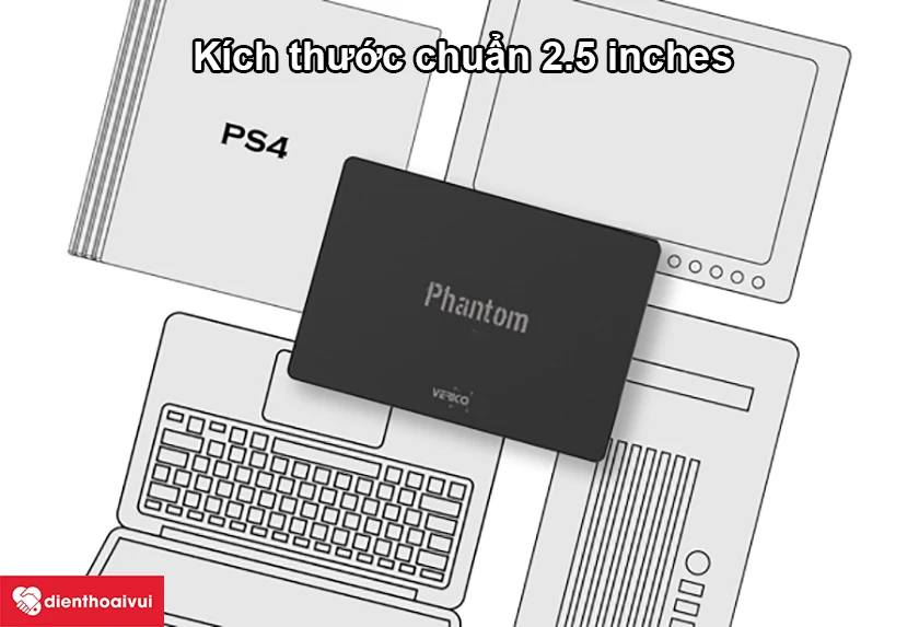 K&iacute;ch thước chuẩn 2.5 inches, dung lượng vừa đủ 240GB