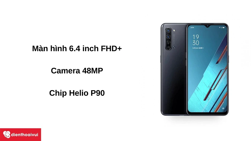 Màn hình 6.4 inch FHD+, camera 48MP&nbsp;