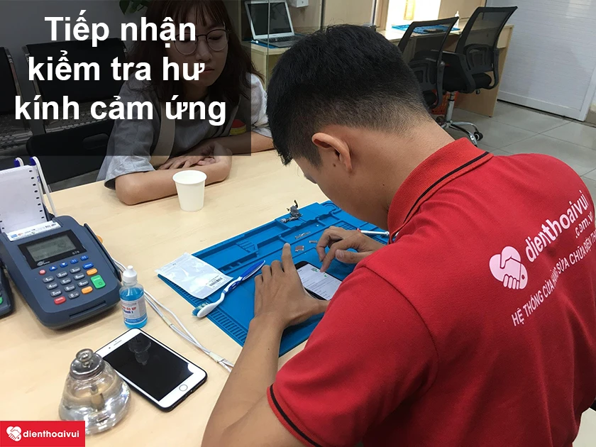 kỹ thuật viên sẽ tiến hành kiểm tra lỗi hư hỏng