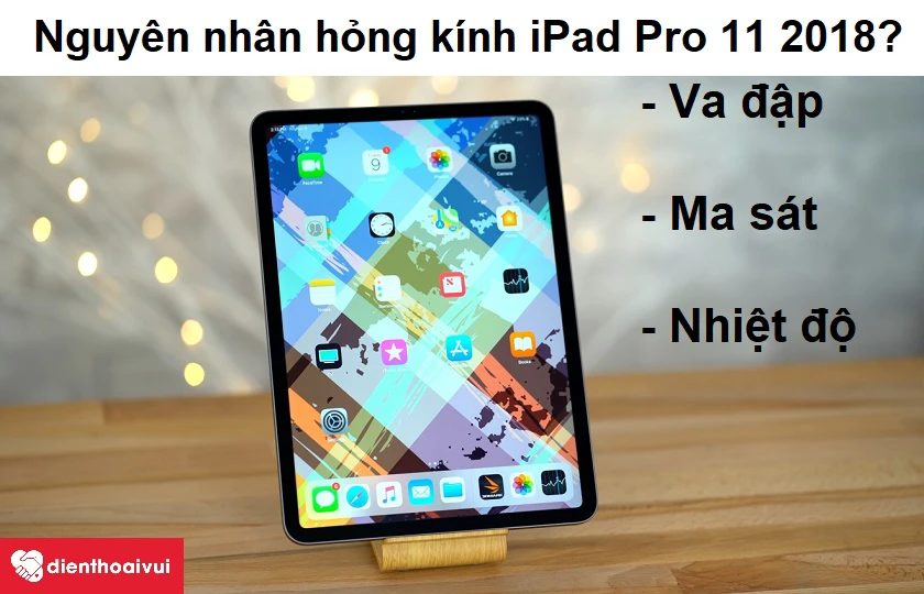 C&aacute;ch để k&iacute;nh iPad Pro 11 2018 tr&aacute;nh bị nổi bọt hay bung keo?