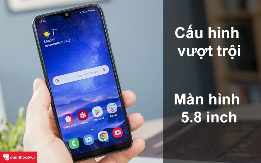 Samsung Galaxy A20e - màn hình 5.8 inch