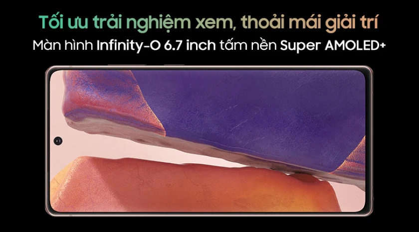 Khung m&agrave;n h&igrave;nh 6.7 inch, c&ocirc;ng nghệ Super AMOLED Plus