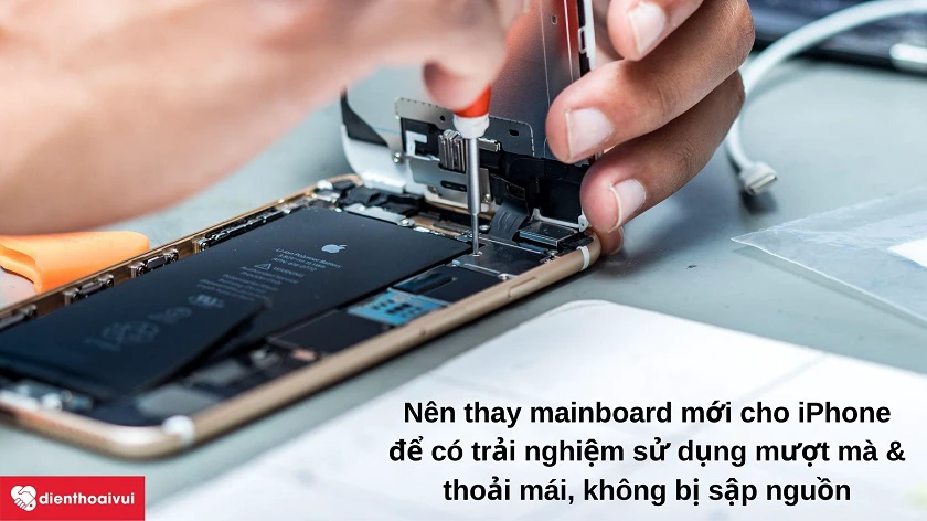 Có n&ecirc;n thay main iPhone kh&ocirc;ng? Có ảnh hưởng gì kh&ocirc;ng?