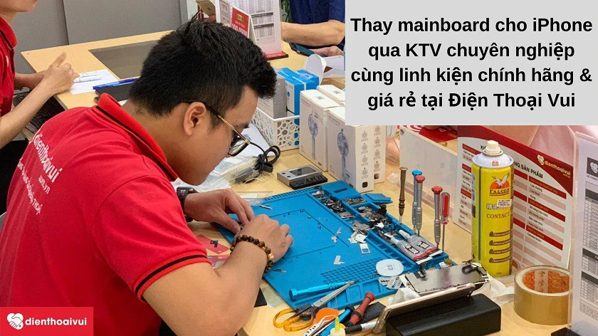 Địa đi&ecirc;̉m thay main iPhone ch&acirc;́t lượng, giá rẻ ở đ&acirc;u tại TP. H&ocirc;̀ Chí Minh và Hà N&ocirc;̣i?