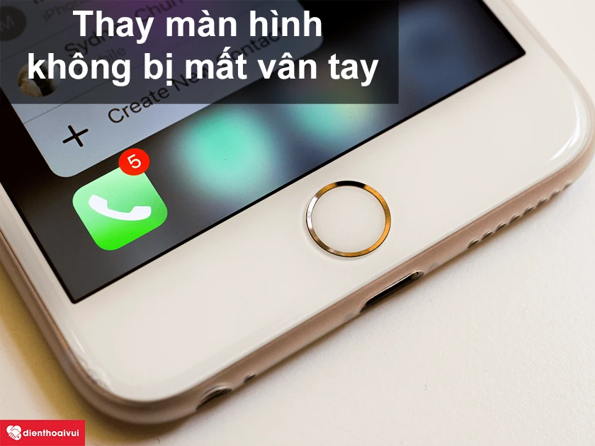 Thay m&agrave;n h&igrave;nh điện thoại iPhone c&oacute; mất v&acirc;n tay kh&ocirc;ng