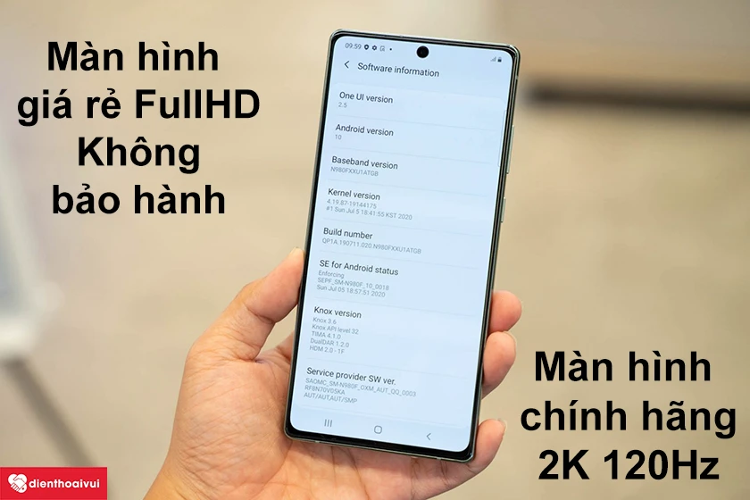 M&agrave;n h&igrave;nh Note 20 Ultra gi&aacute; rẻ