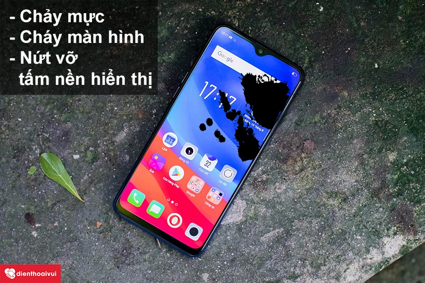 thay m&agrave;n Oppo