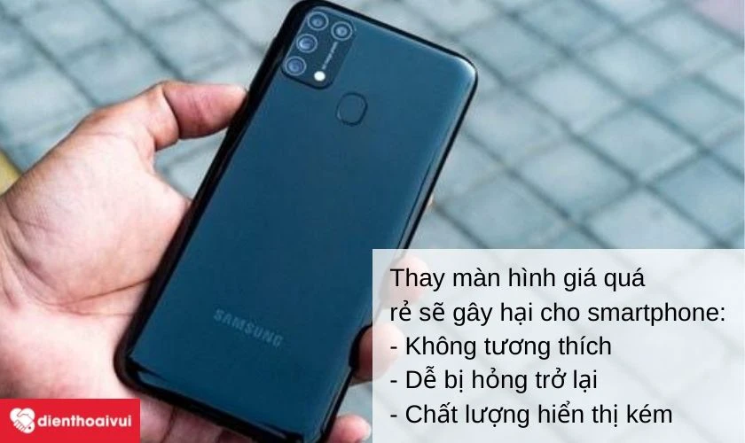 C&oacute; n&ecirc;n thay m&agrave;n h&igrave;nh gi&aacute; rẻ cho Samsung Galaxy M31 kh&ocirc;ng?
