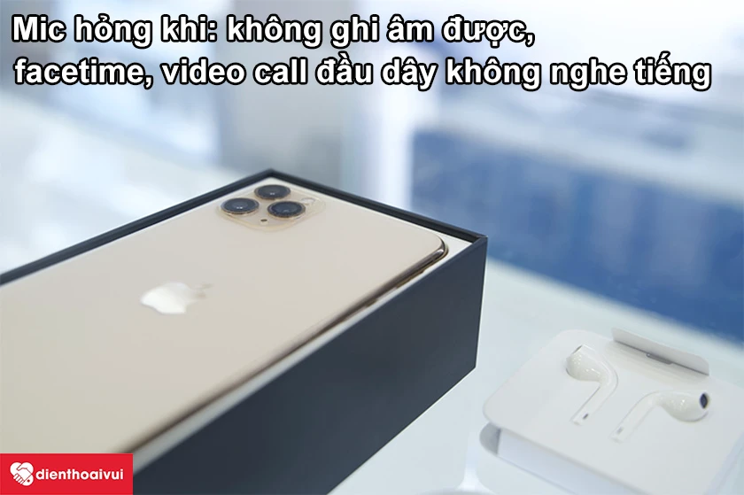 iPhone 11 Pro – Trang bị ba mic: nghe gọi, tái tạo âm thanh và lọc tiếng ồn