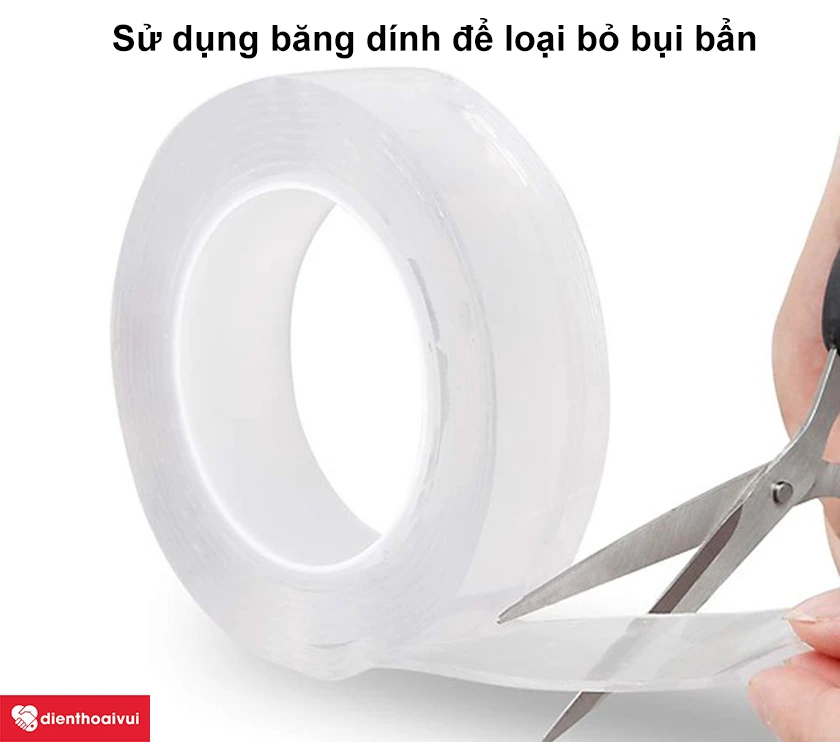 Sử dụng băng dính