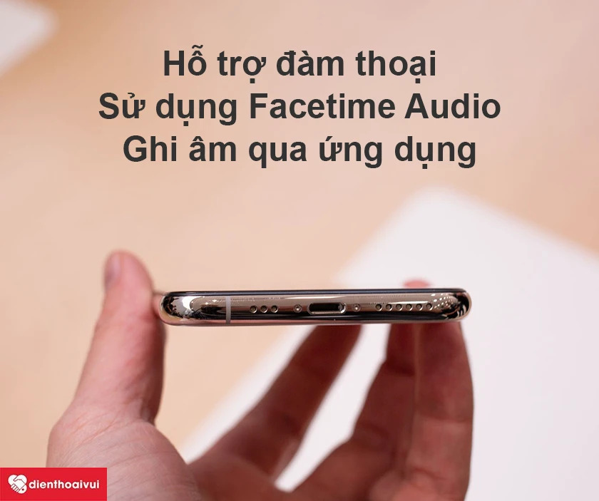 chức năng hoạt động của mic trên iPhone XS