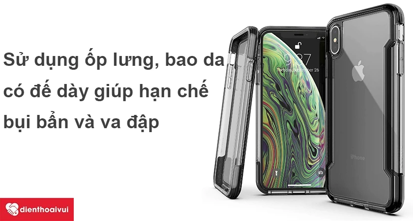 Sử dụng ốp lưng, bao da