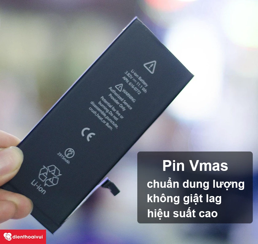 Vì sao lại chọn sử dụng pin Vmas cho iPhone 5