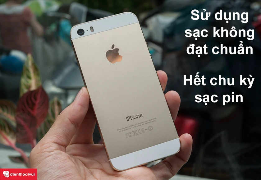 iPhone 5S xuất hiện pin ảo do nguy&ecirc;n nh&acirc;n n&agrave;o v&agrave; c&aacute;ch khắc phục hiệu quả
